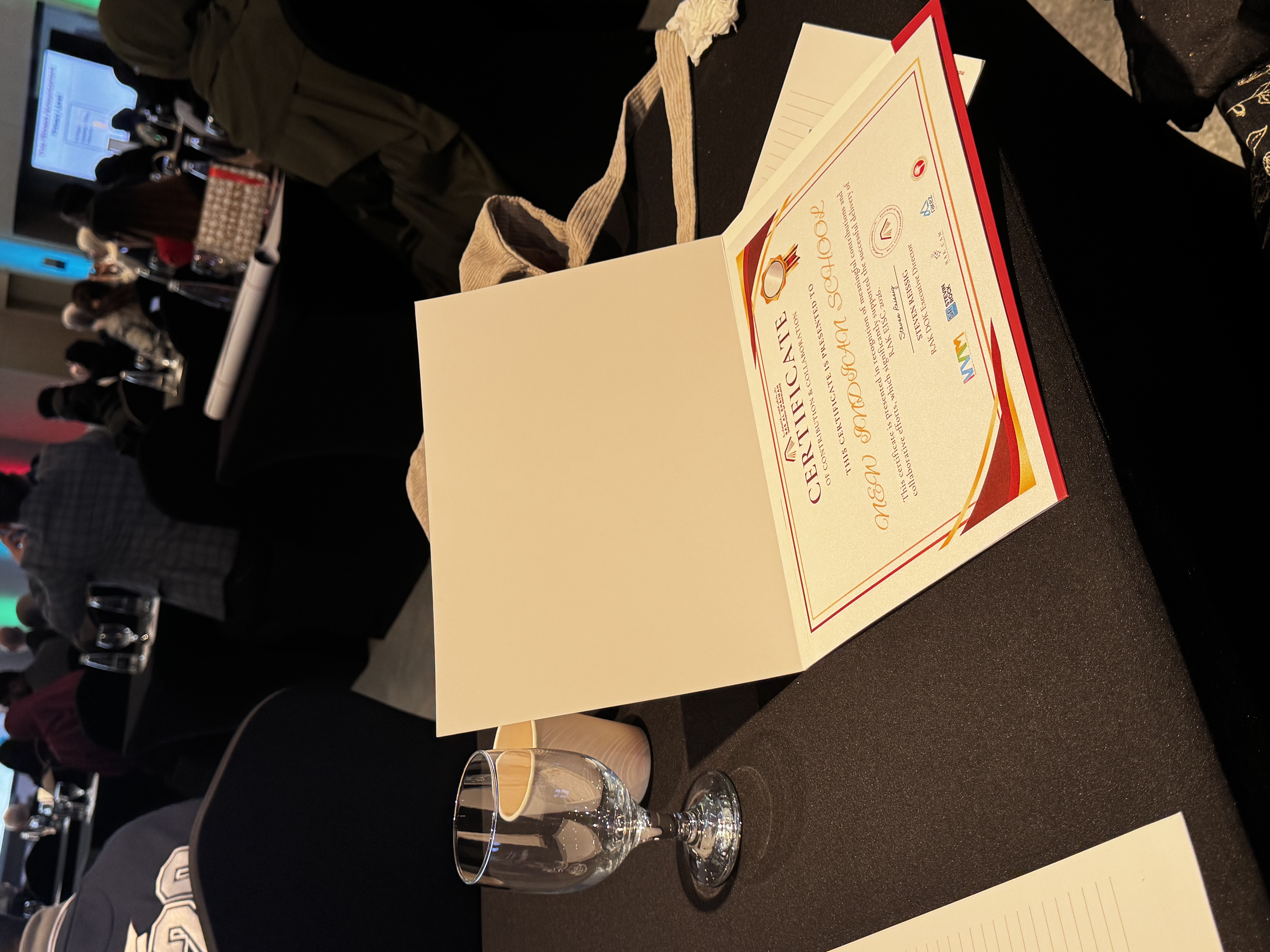 Certificate from AURAK